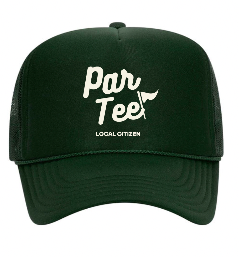 Par Tee Trucker Hat in Dark Green