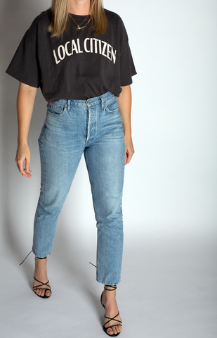 College T in Vintage Grey