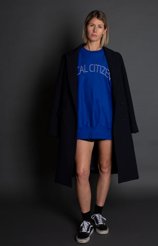 Athlete Crew In Electric Blue