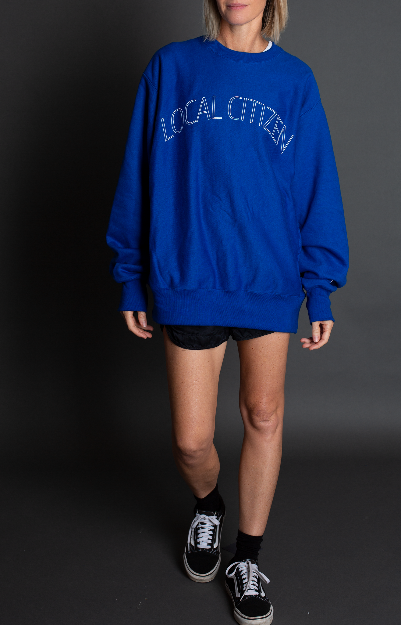 Athlete Crew In Electric Blue