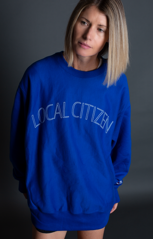 Athlete Crew In Electric Blue