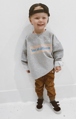 Citizen Kids Crew in Stone Grey