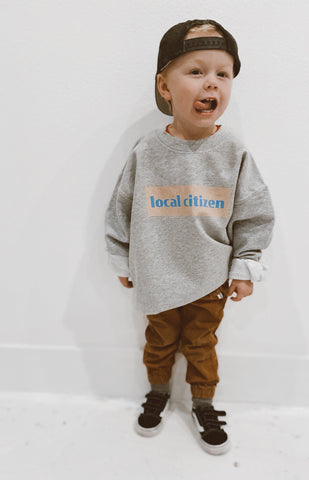 Citizen Kids Crew in Stone Grey
