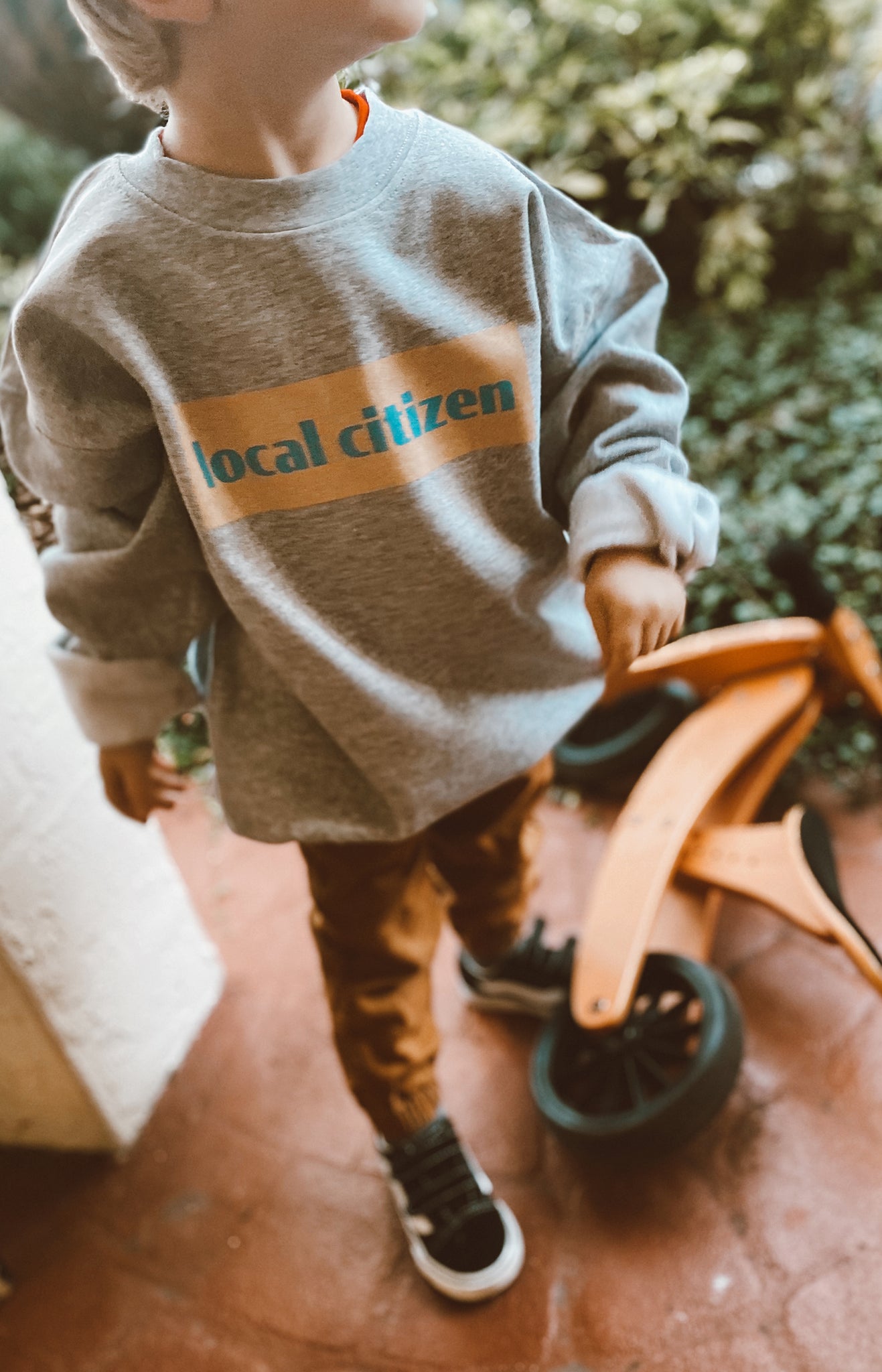 Citizen Kids Crew in Stone Grey