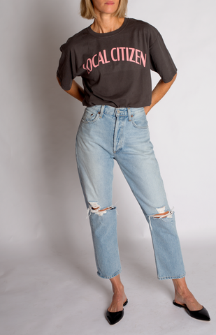 College T in Vintage Rose