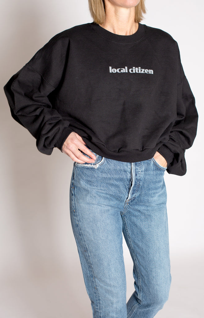 Saturday Crop Crew In Black