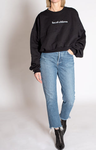 Saturday Crop Crew In Black