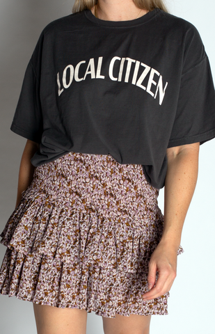 College T in Vintage Grey