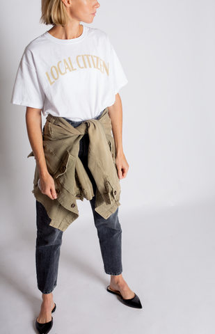 College T in Desert Tan
